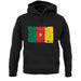 Cameroon Grunge Style Flag unisex hoodie