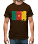 Cameroon Grunge Style Flag Mens T-Shirt