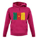 Cameroon Grunge Style Flag unisex hoodie