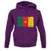 Cameroon Grunge Style Flag unisex hoodie