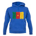 Cameroon Grunge Style Flag unisex hoodie