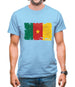 Cameroon Grunge Style Flag Mens T-Shirt