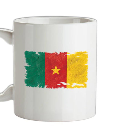 Cameroon Grunge Style Flag Ceramic Mug