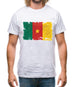 Cameroon Grunge Style Flag Mens T-Shirt