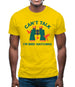 Can't Talk I'm Bird Watching Mens T-Shirt