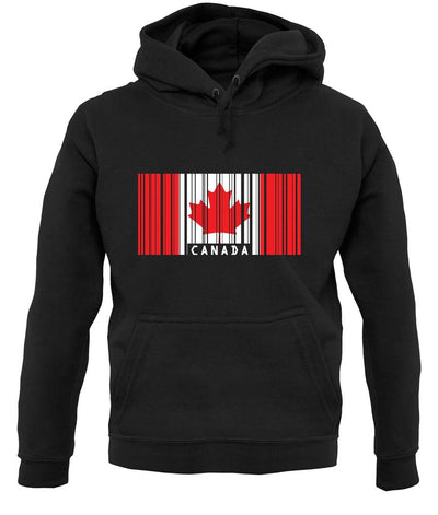 Canada Barcode Style Flag unisex hoodie
