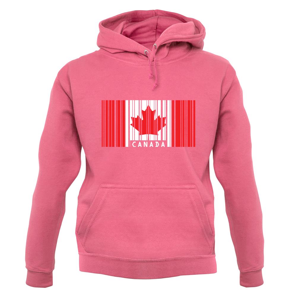 Canada Barcode Style Flag unisex hoodie
