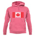 Canada Barcode Style Flag unisex hoodie