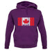 Canada Barcode Style Flag unisex hoodie