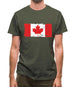 Canada Grunge Style Flag Mens T-Shirt
