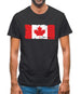 Canada Grunge Style Flag Mens T-Shirt