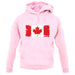 Canada Grunge Style Flag unisex hoodie