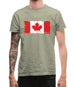 Canada Grunge Style Flag Mens T-Shirt