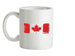 Canada Grunge Style Flag Ceramic Mug