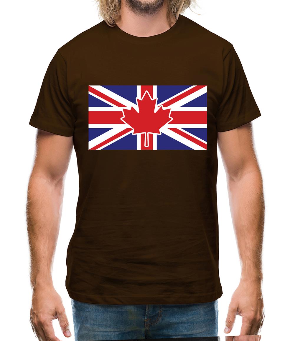 Canadian Union Jack Flag Mens T-Shirt