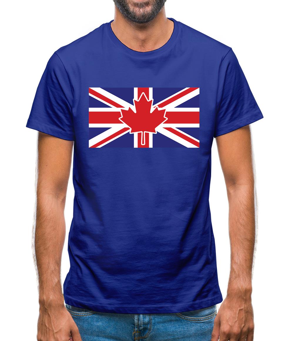 Canadian Union Jack Flag Mens T-Shirt