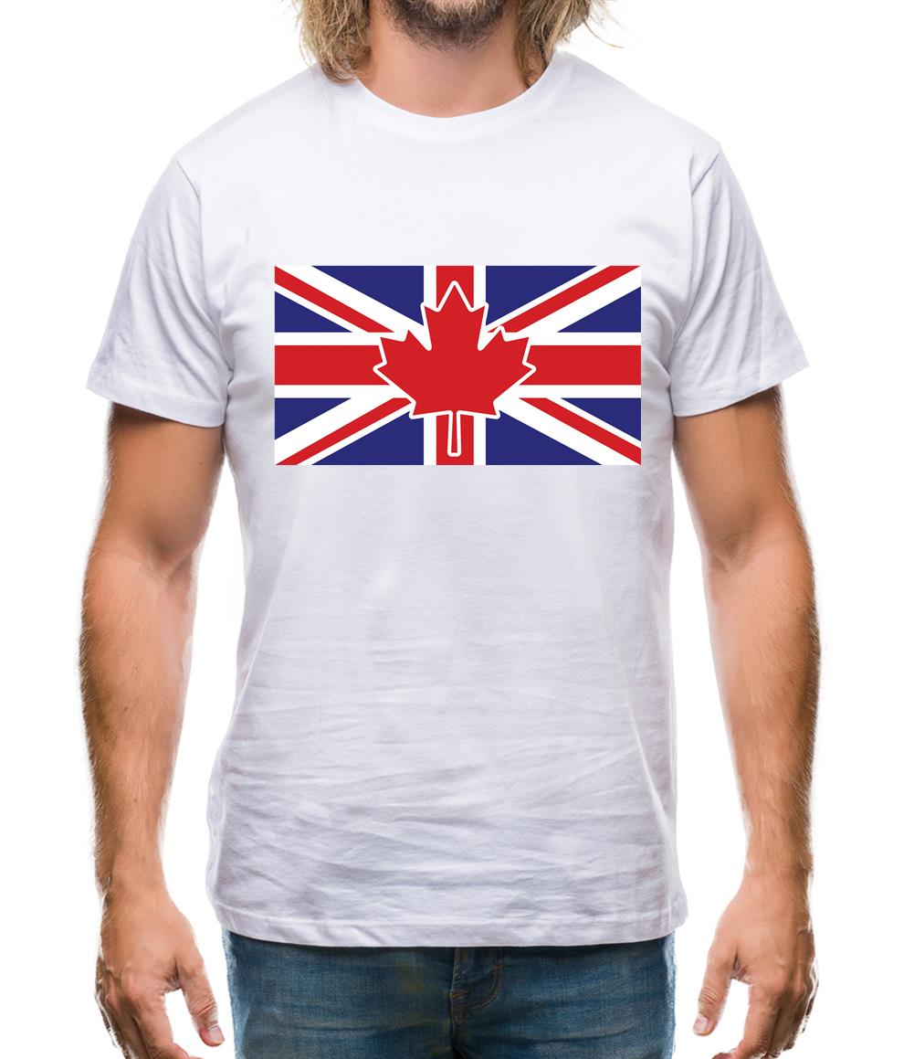 Canadian Union Jack Flag Mens T-Shirt