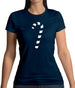 Candy Cane Womens T-Shirt