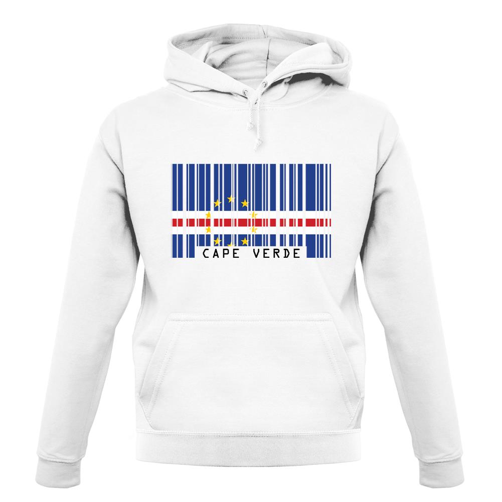 Cape Verde  Barcode Style Flag unisex hoodie