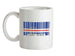 Cape Verde Barcode Style Flag Ceramic Mug
