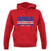 Cape Verde  Barcode Style Flag unisex hoodie