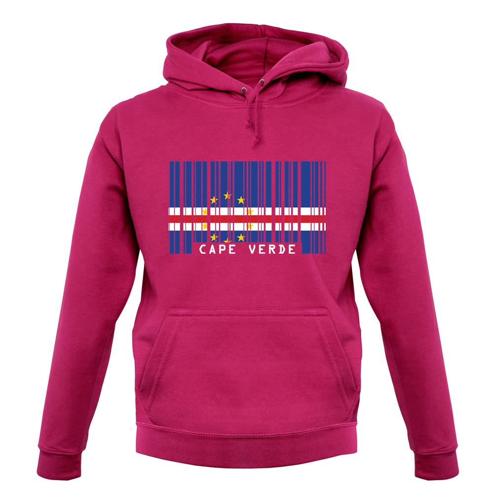 Cape Verde  Barcode Style Flag unisex hoodie