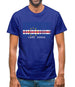 Cape Verde  Barcode Style Flag Mens T-Shirt