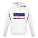 Cape Verde Grunge Style Flag unisex hoodie