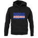 Cape Verde Grunge Style Flag unisex hoodie