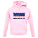 Cape Verde Grunge Style Flag unisex hoodie