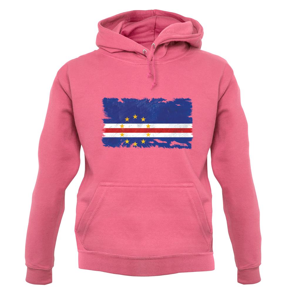 Cape Verde Grunge Style Flag unisex hoodie