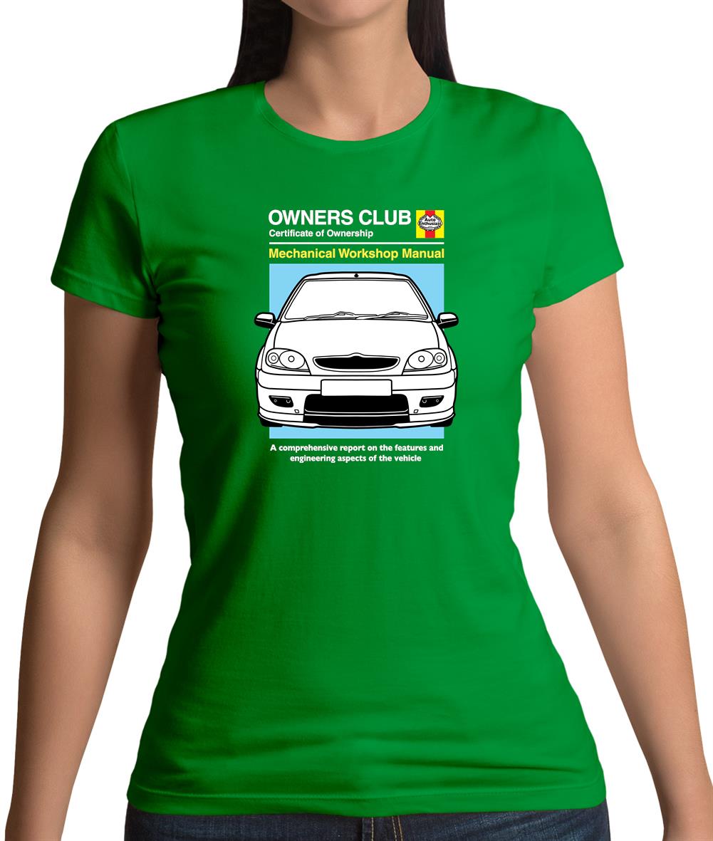Car Owners Manual Citreon Saxo Womens T-Shirt