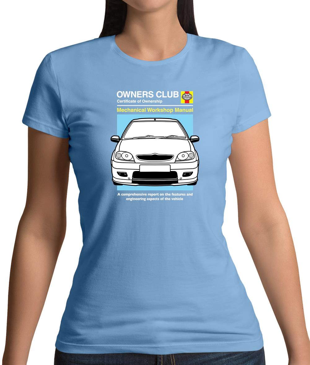 Car Owners Manual Citreon Saxo Womens T-Shirt