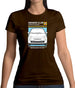 Car Owners Manual Fiat 500 Womens T-Shirt