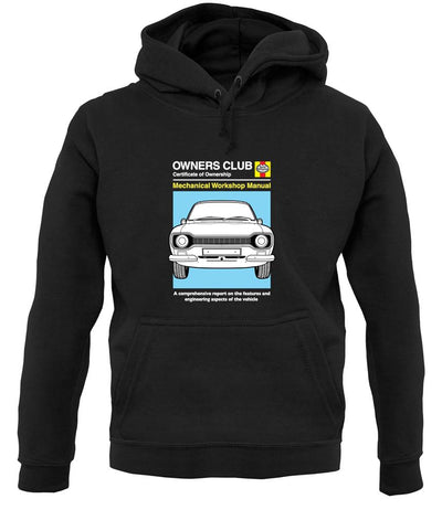 Car Owners Manual Ford Escort unisex hoodie