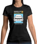 Car Owners Manual Ford Escort Womens T-Shirt