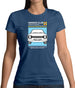 Car Owners Manual Ford Escort Womens T-Shirt
