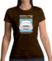 Car Owners Manual Ford Fiesta Womens T-Shirt