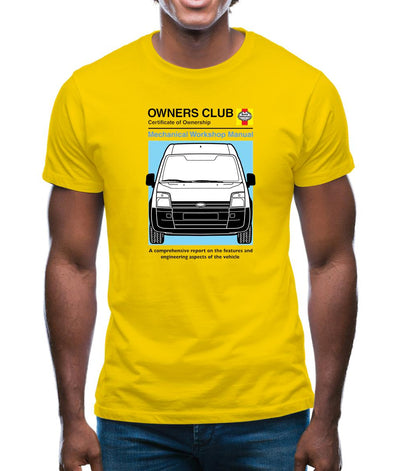 Car Owners Manual Ford Transit Mens T-Shirt