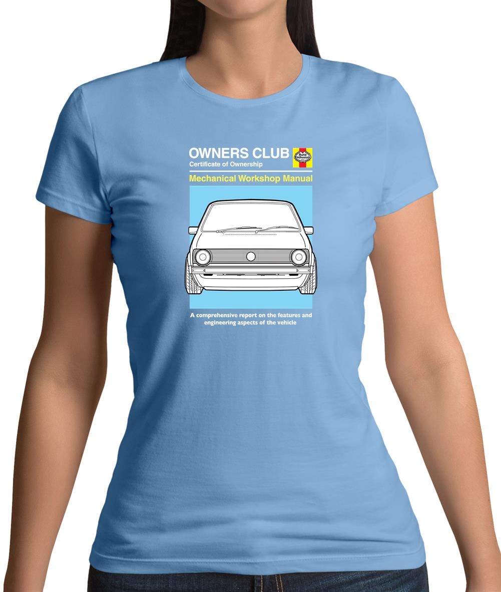 Mk1 Golf Colour Womens T-Shirt