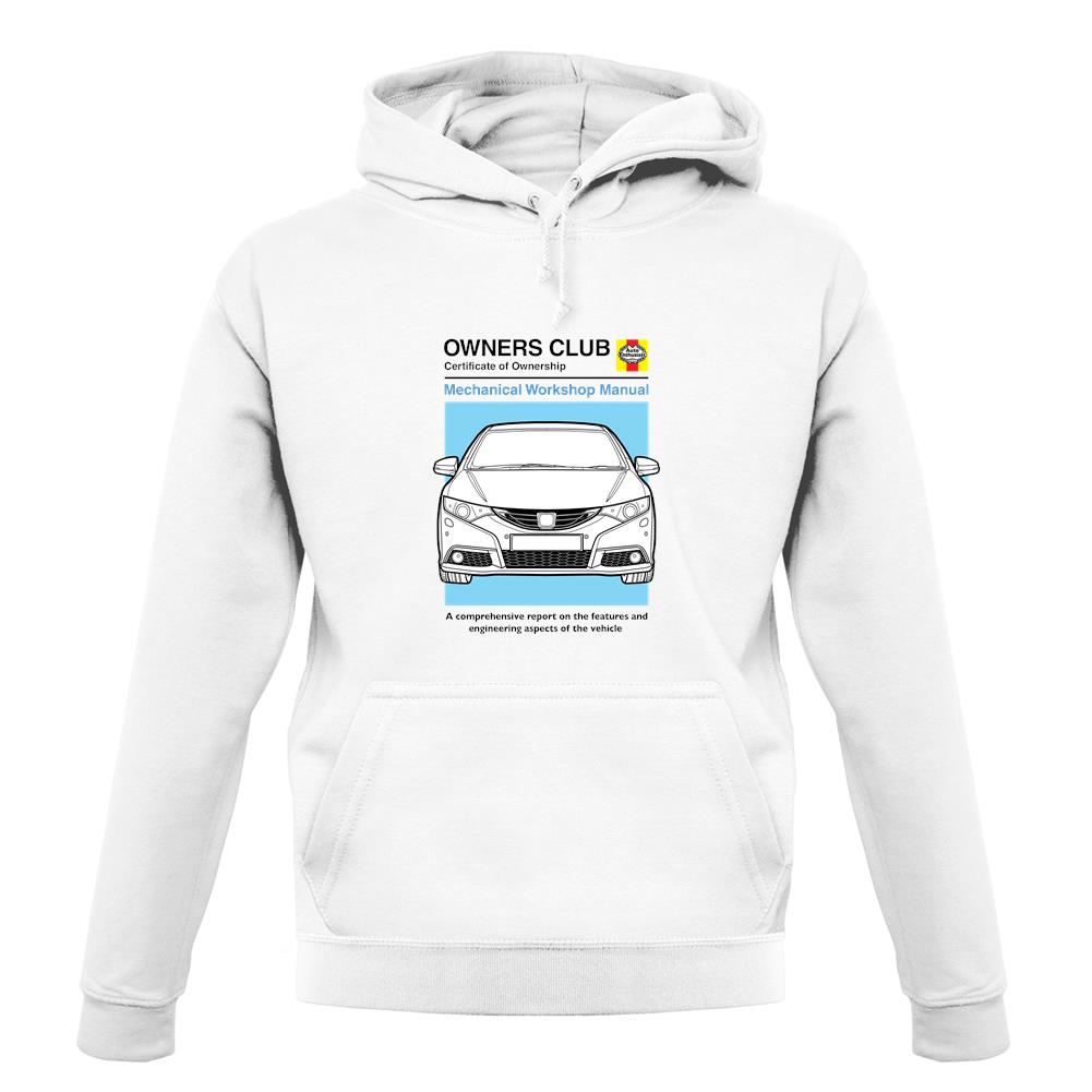 Car Owners Manual Civic unisex hoodie