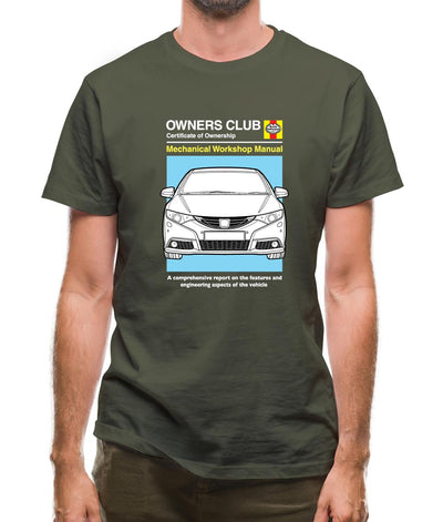 Car Owners Manual Civic Mens T-Shirt
