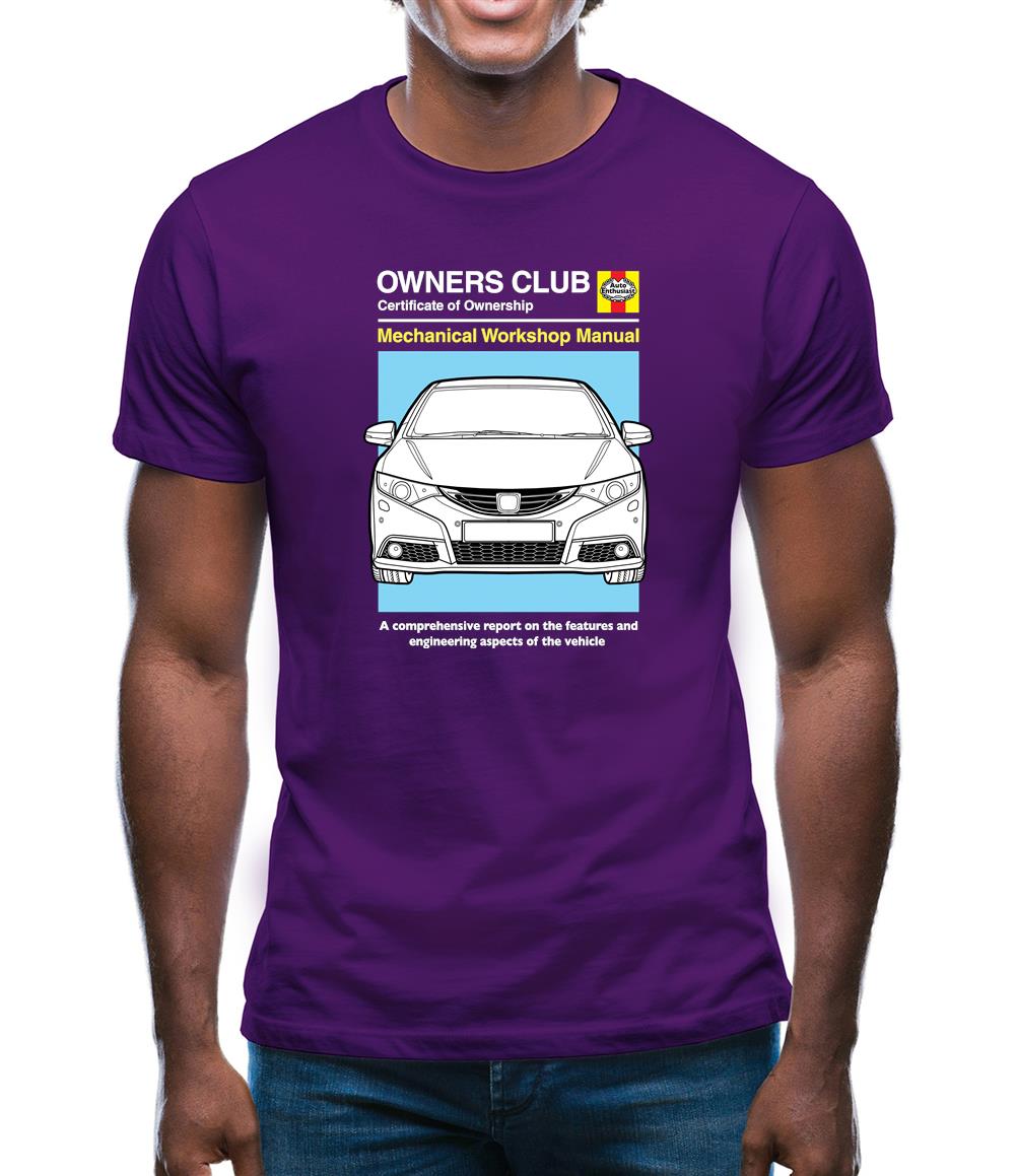 Car Owners Manual Civic Mens T-Shirt