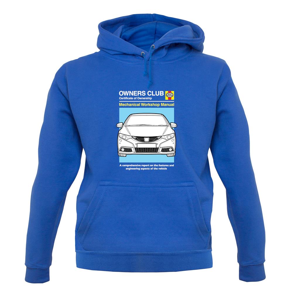 Car Owners Manual Civic unisex hoodie