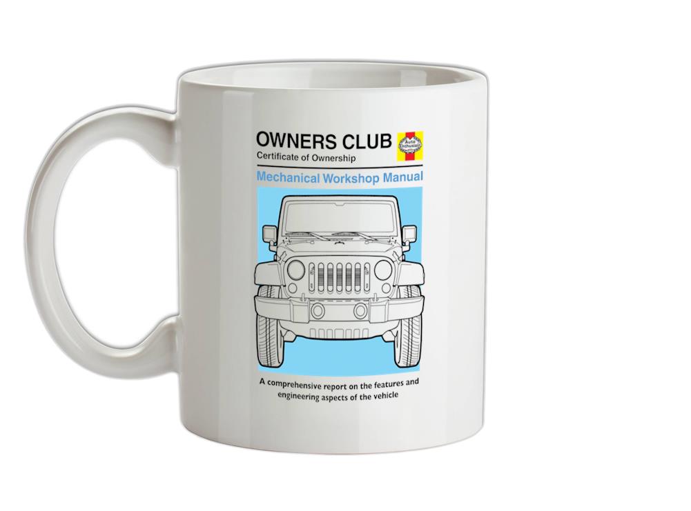 Car Owners Manual Jeep Ceramic Mug