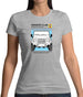 Car Owners Manual Land Rover Womens T-Shirt