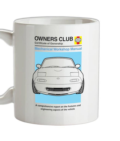 Car Owners Manual MX-5 Ceramic Mug