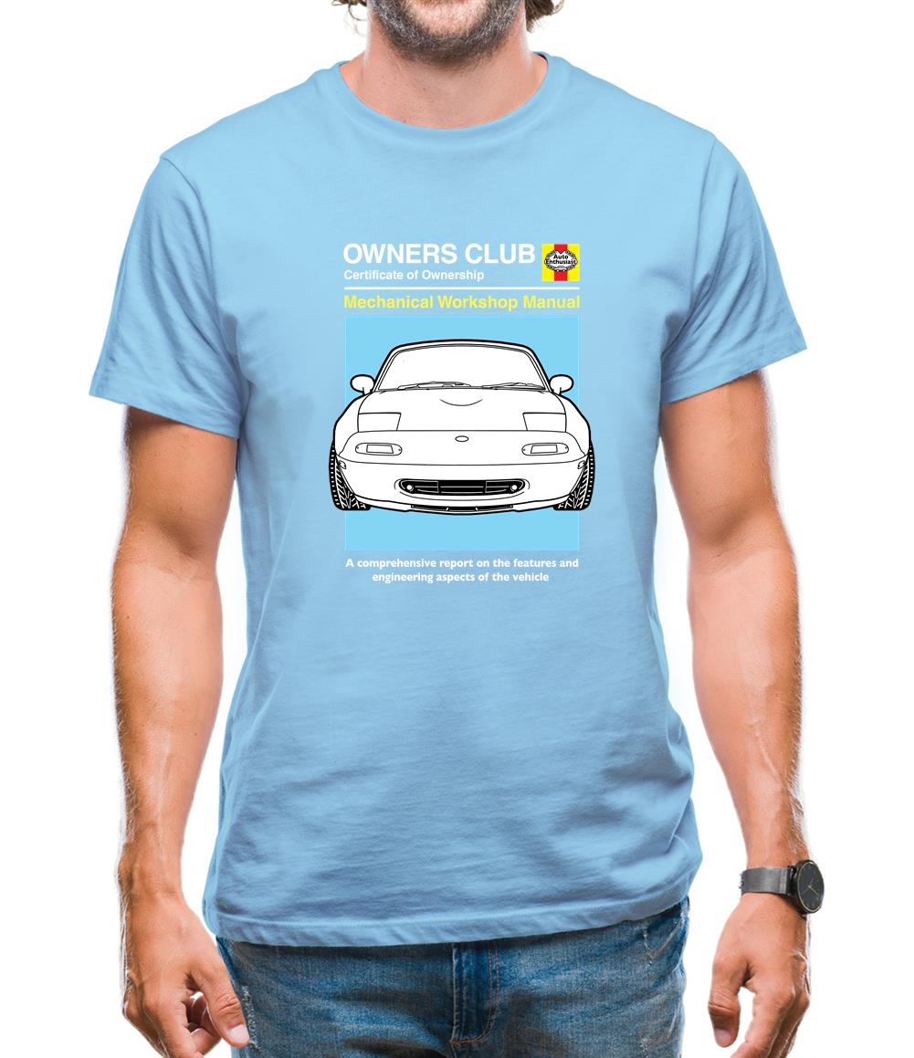 Car Owners Manual Mx-5 Mens T-Shirt