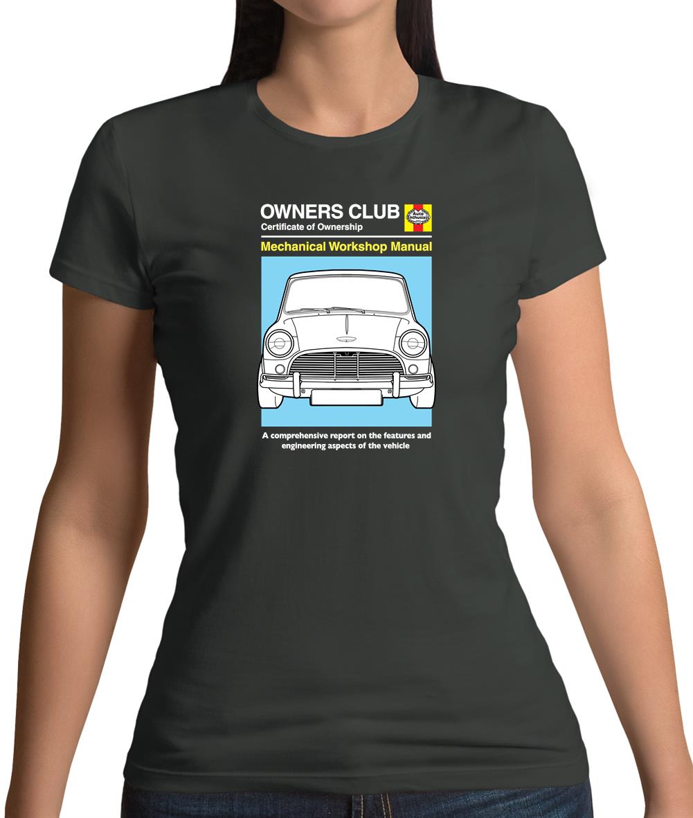 Car Owners Manual Mini Womens T-Shirt