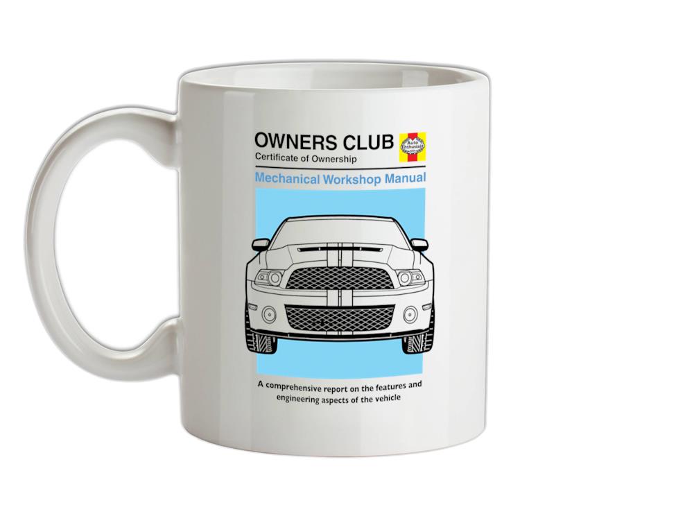Car Owners Manual Mustang Mustang Ceramic Mug